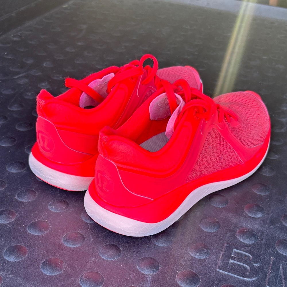 Lululemon Coral/ Red Athletic Shoes
